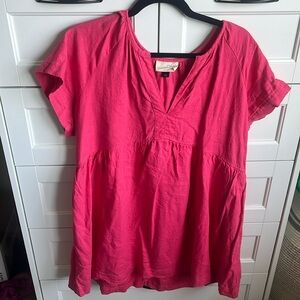 Universal Thread Pink Linen Mini Dress